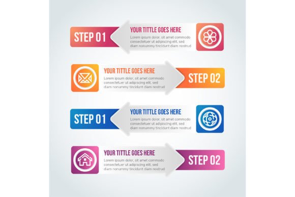 Download Arrow Rectangle Infographic - Premium Resources